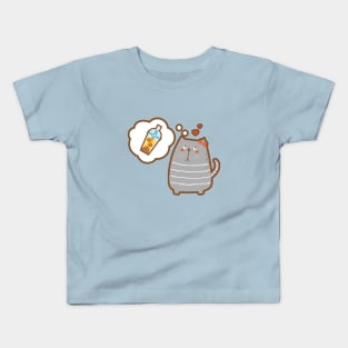 I dream of bubble tea Kids T-Shirt